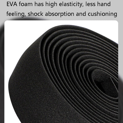 WEST BIKING YP1602782 Bicycle Bells With Supernouncing EVA Back Rubber Band Bell Combination Set(Colored Tape + Black Bell) by WEST BIKING