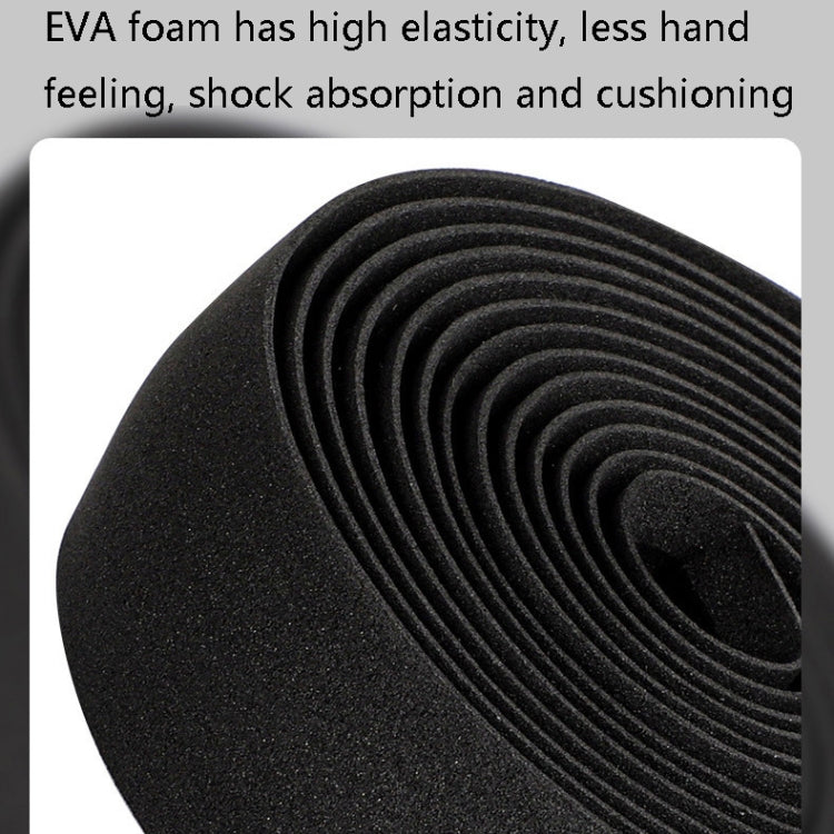 WEST BIKING YP1602782 Bicycle Bells With Supernouncing EVA Back Rubber Band Bell Combination Set(Red Tape + Black Bell) by WEST BIKING