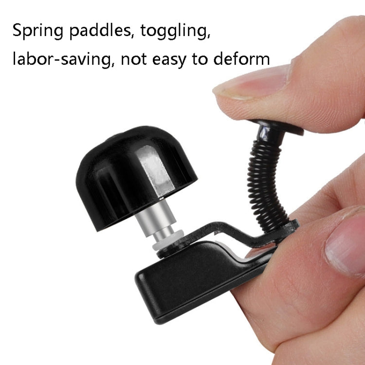 WEST BIKING YP1602782 Bicycle Bells With Supernouncing EVA Back Rubber Band Bell Combination Set(Red Tape + Black Bell) by WEST BIKING