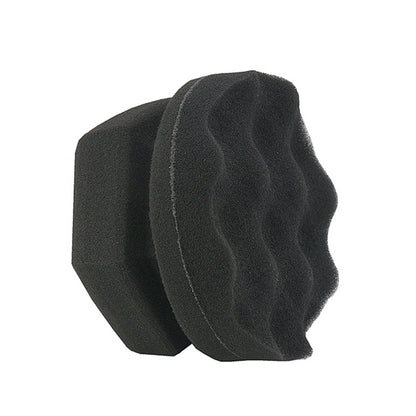 Hand-Grabbing Waves High Density Car Tire Wax Sponge Leather Wax Sponge, Specification: Large - Car Washer & Accessories by buy2fix | Online Shopping UK | buy2fix