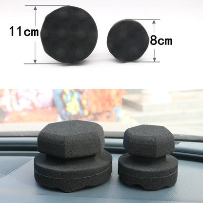 Hand-Grabbing Waves High Density Car Tire Wax Sponge Leather Wax Sponge, Specification: Large - Car Washer & Accessories by buy2fix | Online Shopping UK | buy2fix