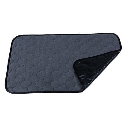 100x135cm Car Pet Injection Pad Waterproof Pad Cat Dog Sofa Waterproof Diapholic Carpet Water Absorbing Pad(Gray) by buy2fix