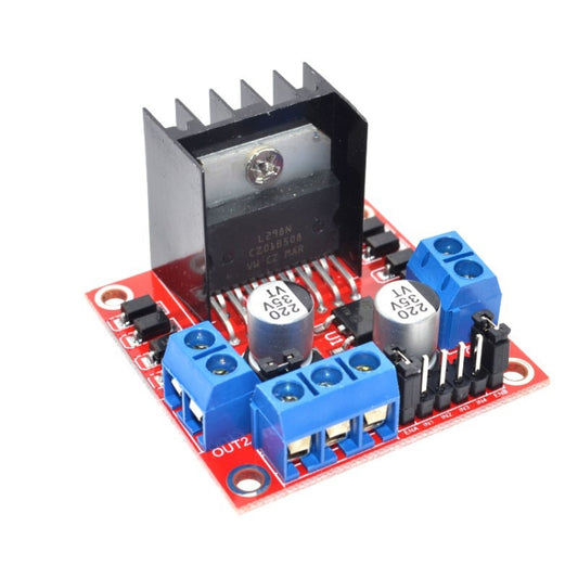 2 PCS HW-095A L298N Motor Drive Board Module DC Stepper Motor Robot Smart Car - Other Accessories by buy2fix | Online Shopping UK | buy2fix