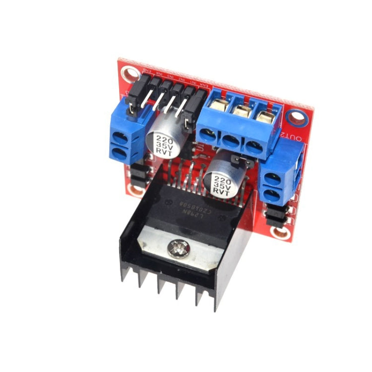 2 PCS HW-095A L298N Motor Drive Board Module DC Stepper Motor Robot Smart Car - Other Accessories by buy2fix | Online Shopping UK | buy2fix