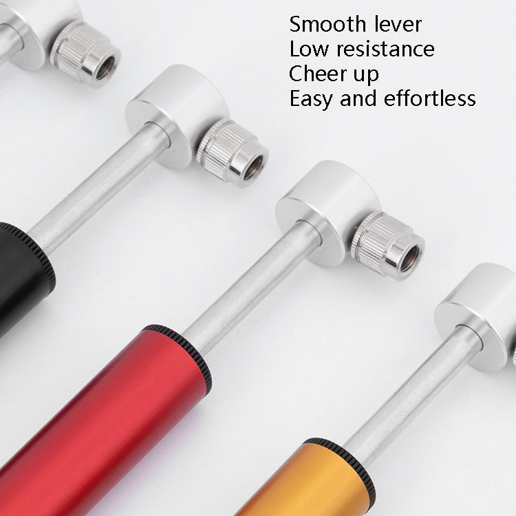 Bicycle Small Aluminum Alloy Pump Portable Mini Basketball Feeding Tube(Black) by buy2fix