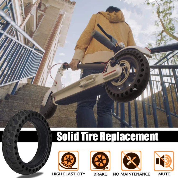 8.5 Inch Electric Scooter Honeycomb Anti-Explosive Tire Resistant Rubber Tire For Xiaomi Mijia M365 / M365 Pro(Black) - Accessories & Parts by buy2fix | Online Shopping UK | buy2fix