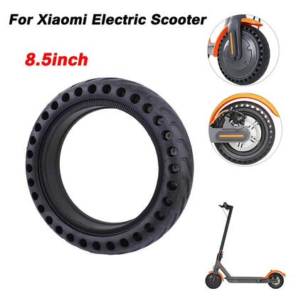 8.5 Inch Electric Scooter Honeycomb Anti-Explosive Tire Resistant Rubber Tire For Xiaomi Mijia M365 / M365 Pro(Black) - Accessories & Parts by buy2fix | Online Shopping UK | buy2fix