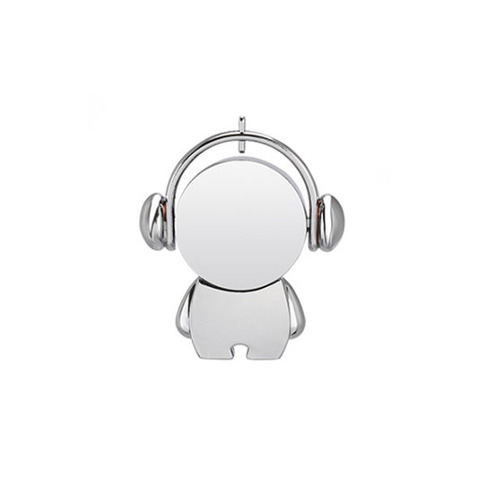 Y01 Metal Musician Car Cartoon Style U Disk, Capacity: 32GB(Silver) by buy2fix