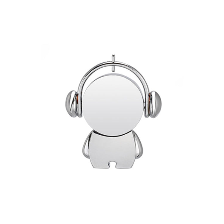 Y01 Metal Musician Car Cartoon Style U Disk, Capacity: 128GB(Silver) by buy2fix