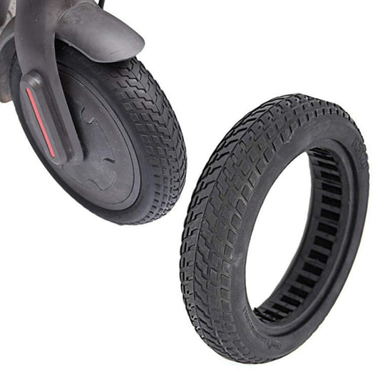 8.5 Inch Electric Scooter Hollow Explosion-Proof Tire Rubber Anti-Stab Tire For Xiaomi Mijia M365 / M365 Pro(Black) - Accessories & Parts by buy2fix | Online Shopping UK | buy2fix