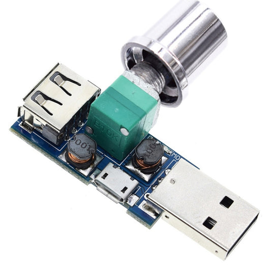 2 PCS HW-602 USB Fan Governor Wind Speed Controller Air Volume Regulator Cooling Mute Multifunction Noise Reduction Switch Module - Other Accessories by buy2fix | Online Shopping UK | buy2fix