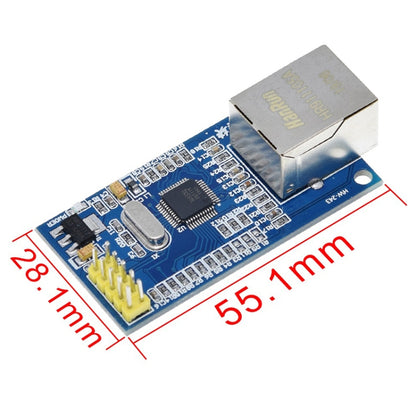 HW-243 W5500 Ethernet Network Module Hardware TCP / IP 51 / STM32 Single-Chip Program by buy2fix