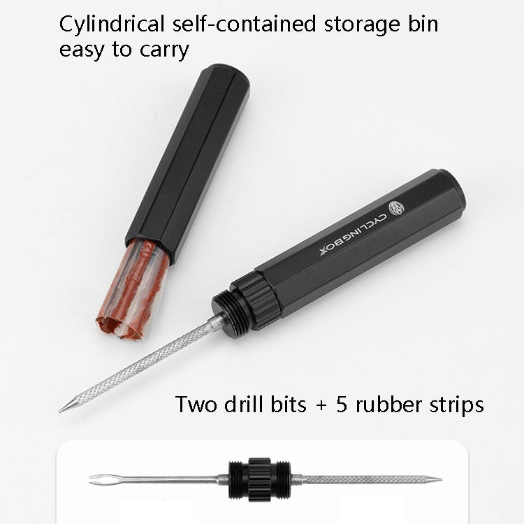 CYCLINGBOX Bicycle Repair Tool Portable Emergency Tire Strip Maintenance Tire Rod(Titanium Color) - Maintenance tools by CYCLINGBOX | Online Shopping UK | buy2fix