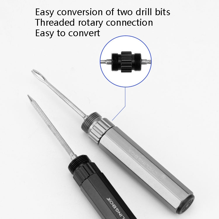 CYCLINGBOX Bicycle Repair Tool Portable Emergency Tire Strip Maintenance Tire Rod(Titanium Color) - Maintenance tools by CYCLINGBOX | Online Shopping UK | buy2fix