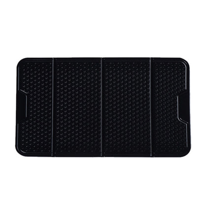 2 PCS R-1337 Multifunctional Folding Bracket Car Center Console Adhesive Bracket Mobile Phone Anti-Slip Mat Storage Mat(Black) by buy2fix