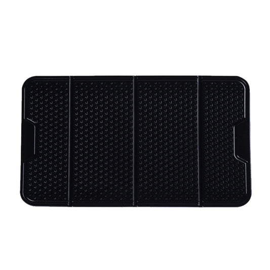 2 PCS R-1337 Multifunctional Folding Bracket Car Center Console Adhesive Bracket Mobile Phone Anti-Slip Mat Storage Mat(Black) by buy2fix