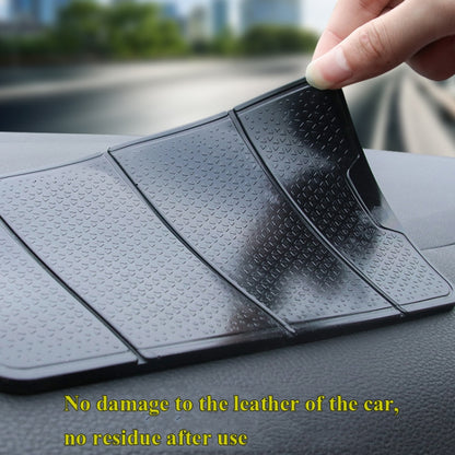 2 PCS R-1337 Multifunctional Folding Bracket Car Center Console Adhesive Bracket Mobile Phone Anti-Slip Mat Storage Mat(Black) by buy2fix