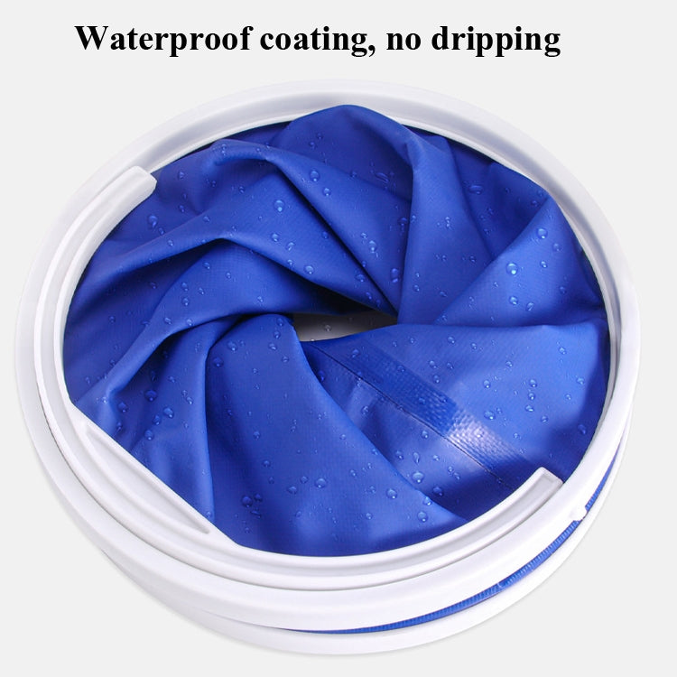 3 PCS 11L Car Folding Telescopic Bucket Portable Car Washing Special Bucket Outdoor Travel Fishing Bucket by buy2fix