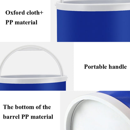 3 PCS 13L Car Folding Telescopic Bucket Portable Car Washing Special Bucket Outdoor Travel Fishing Bucket by buy2fix