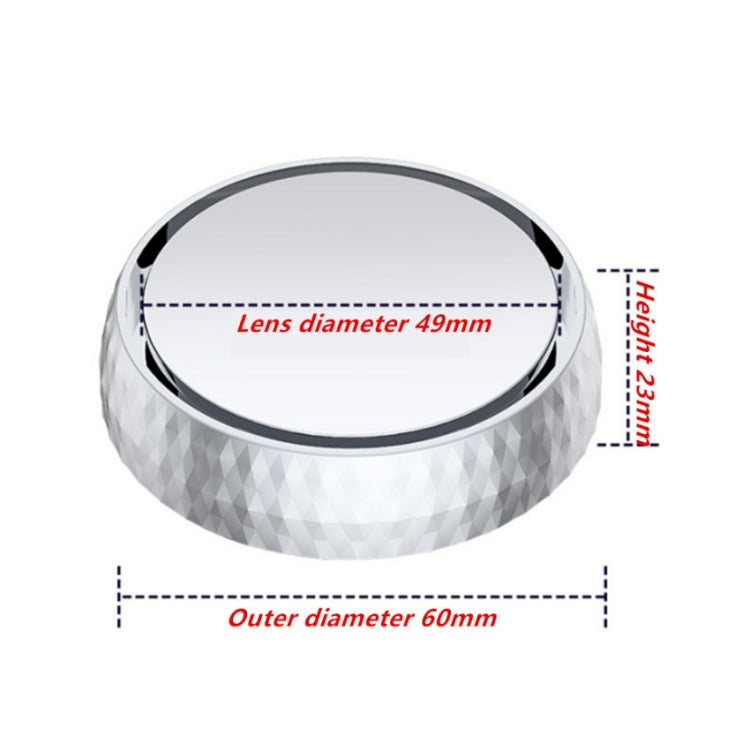 Repeated Disassembly Absorbing Car Back Vision Reversing Small Round Mirrors, Color: Silver - Convex Mirror & Accessories by buy2fix | Online Shopping UK | buy2fix