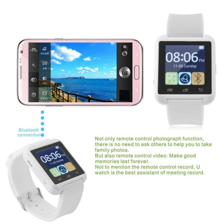 Portable Multifunctional Bluetooth V3.0 + EDR Smart Wrist Watch(Red) by buy2fix