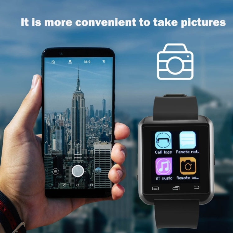 Portable Multifunctional Bluetooth V3.0 + EDR Smart Wrist Watch(Red) by buy2fix