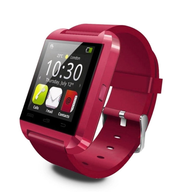 Portable Multifunctional Bluetooth V3.0 + EDR Smart Wrist Watch(Red) by buy2fix