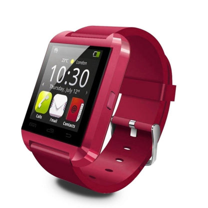 Portable Multifunctional Bluetooth V3.0 + EDR Smart Wrist Watch(Red) by buy2fix