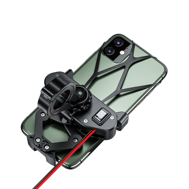 M10 2.4A Charging Version Kewig Motorcycle Electric Car Mobile Phone Navigation Waterproof Bracket - Holder by Kewig | Online Shopping UK | buy2fix