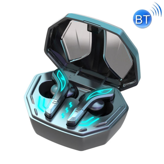 MD158 TWS Wireless Bluetooth 5.2 Game Headphones Low Delay HI-FI Earphone With Breathing Light(Black) - Bluetooth Earphone by buy2fix | Online Shopping UK | buy2fix