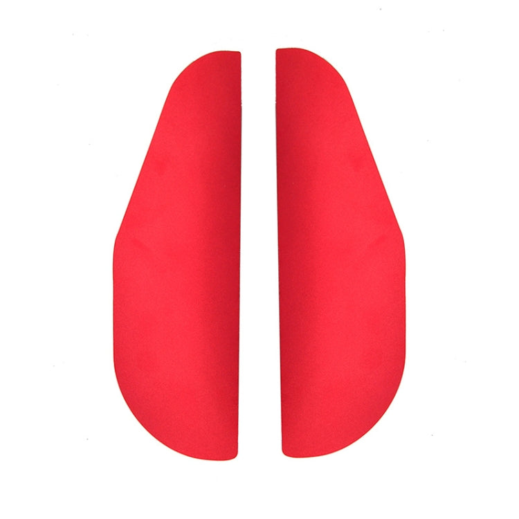 Car Rear View Mirror Rain Eyebrow Cover Catering Mirror Aluminum Alloy Rain Shield(Aluminum Alloy Red) by buy2fix