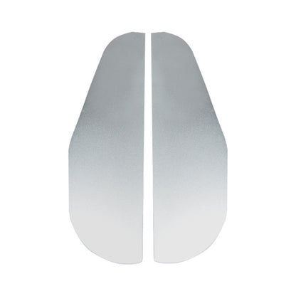 Car Rear View Mirror Rain Eyebrow Cover Catering Mirror Aluminum Alloy Rain Shield(Aluminum Alloy Silver) by buy2fix