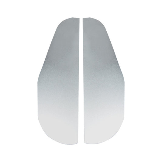 Car Rear View Mirror Rain Eyebrow Cover Catering Mirror Aluminum Alloy Rain Shield(Aluminum Alloy Silver) by buy2fix