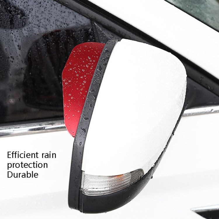 Car Rear View Mirror Rain Eyebrow Cover Catering Mirror Aluminum Alloy Rain Shield(Aluminum Alloy Silver) by buy2fix