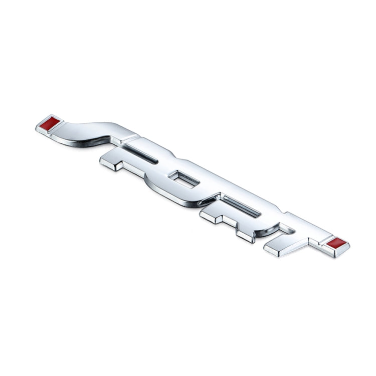 6 PCS Metal 3D Stereo Car Sticker Modified Sport Tail Sticker Body Sticker(Silver) by buy2fix