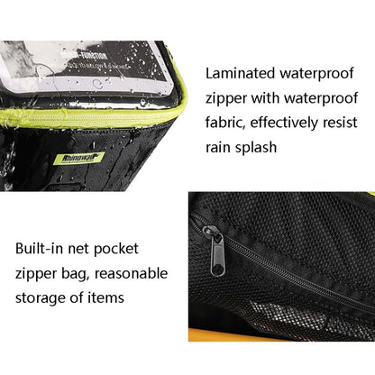 Rhinowalk X21923 Bicycle Front Hanging Bag Multi-Function Bike Waterproof Front Bag(Matte Green) - Bicycle Bags by Rhinowalk | Online Shopping UK | buy2fix