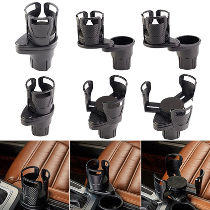 Multi-Function Car Cup Rack Modified Cup Mat Beverage Rack, Colour: Carbon Fiber Black by buy2fix