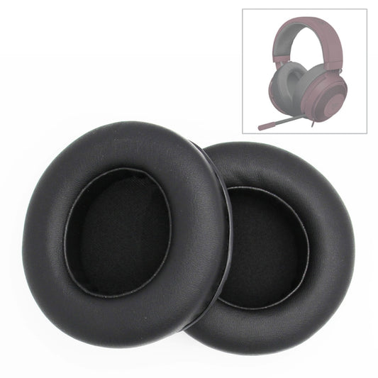 1 Pair Thicken Sponge Headset Set 90mm Earmuffs For Kraken 7.1 V2 Pro(Black) - Earmuff & Pad by buy2fix | Online Shopping UK | buy2fix