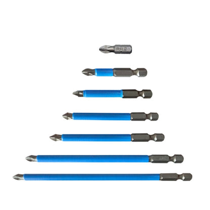 7PCS/set PH2 Strong Magnetic Hand Drill Screwdriver Mouth Anti-Slip Screwdriver Bit - Drill & Drill Bits by buy2fix | Online Shopping UK | buy2fix