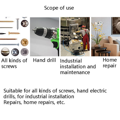 7PCS/set PH2 Strong Magnetic Hand Drill Screwdriver Mouth Anti-Slip Screwdriver Bit - Drill & Drill Bits by buy2fix | Online Shopping UK | buy2fix