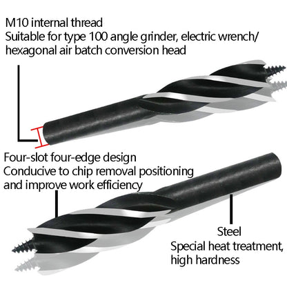 Electric Wrench Hole Opener Woodman Door Lock Rhinestone Drill Template Rejection Drill Bit, Model: 16mm - Drill & Drill Bits by buy2fix | Online Shopping UK | buy2fix