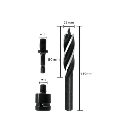 Electric Wrench Hole Opener Woodman Door Lock Rhinestone Drill Template Rejection Drill Bit, Model: 25mm - Drill & Drill Bits by buy2fix | Online Shopping UK | buy2fix
