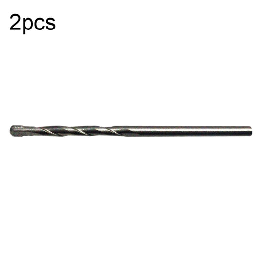2pcs Hand Electric Drill Shock Drill Wall Mix Soil Cement Wall Construction Drill Bit, Model: 4x76mm Round Handle - Drill & Drill Bits by buy2fix | Online Shopping UK | buy2fix