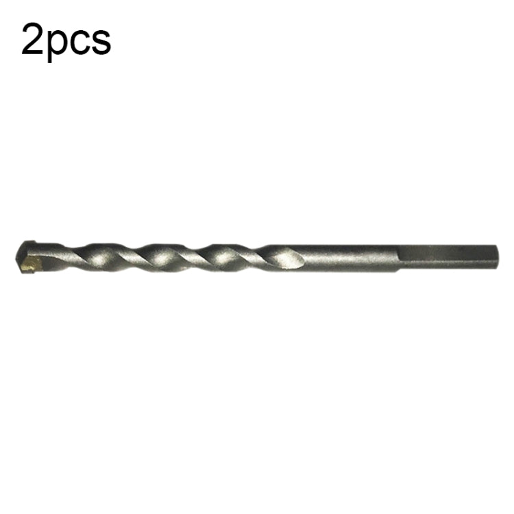 2pcs Hand Electric Drill Shock Drill Wall Mix Soil Cement Wall Construction Drill Bit, Model: 8x114mm Triangle Handle - Drill & Drill Bits by buy2fix | Online Shopping UK | buy2fix