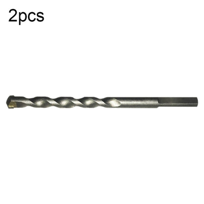 2pcs Hand Electric Drill Shock Drill Wall Mix Soil Cement Wall Construction Drill Bit, Model: 8x114mm Triangle Handle - Drill & Drill Bits by buy2fix | Online Shopping UK | buy2fix