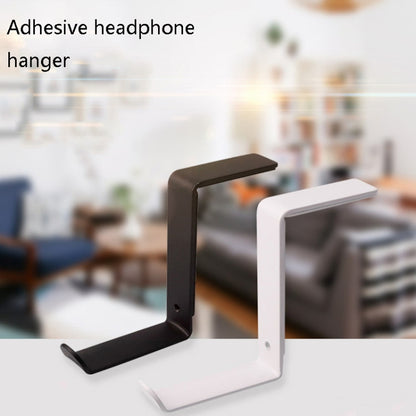 2 PCS JD045 Computer Headwear Headset Hook Multi-Function Metal Display Rack(Black) by buy2fix