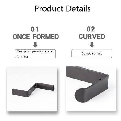 2 PCS JD045 Computer Headwear Headset Hook Multi-Function Metal Display Rack(Black) by buy2fix