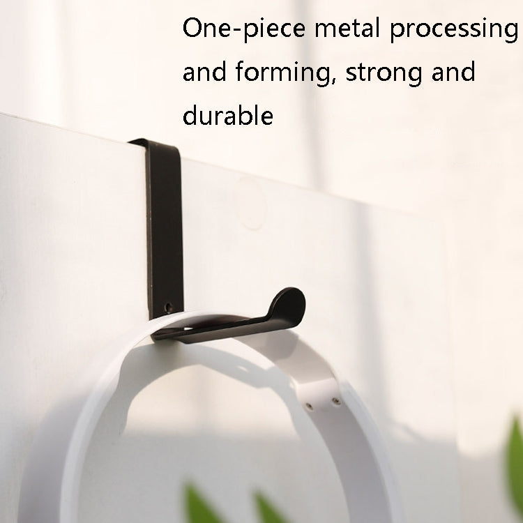 2 PCS JD045 Computer Headwear Headset Hook Multi-Function Metal Display Rack(Black) by buy2fix