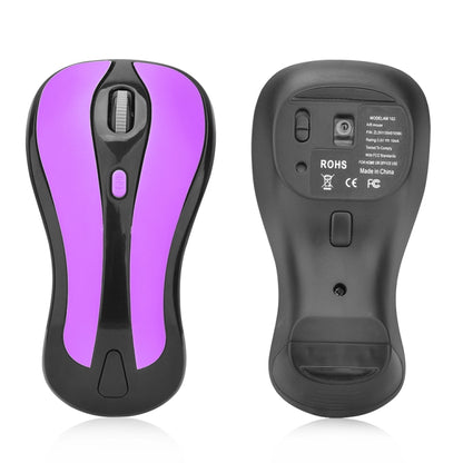 PR-01 1600 DPI 7 Keys Flying Squirrel Wireless Mouse 2.4G Gyroscope Game Mouse(Black Purple) by buy2fix