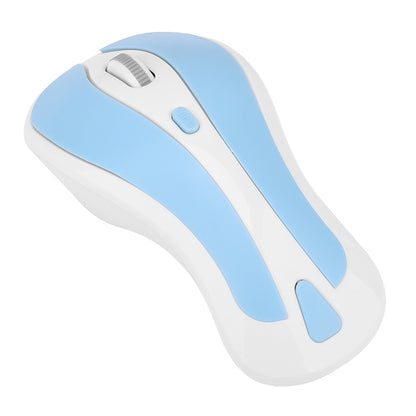PR-01 1600 DPI 7 Keys Flying Squirrel Wireless Mouse 2.4G Gyroscope Game Mouse(White Blue) by buy2fix